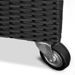 Casaria Wicker Opbergbox - Waterdicht 121,5cm Met Wielen - Grijs -Buitentuinwinkel 1200x1200 2734