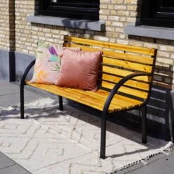 Dutcc 41142 - Tuinbank - Woodstock - 120 Cm – Zwart -Buitentuinwinkel 1200x1200 2741