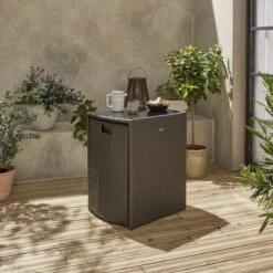 Alice's Garden Balkonset Doppio - 2 Stoelen - Inschuifbaar - Wicker - Grijs -Buitentuinwinkel 1200x1200 2792