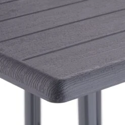 Relaxdays Tuintafel Vierkant - Buitentafel - Kleine Eettafel Tuin - Balkontafel Kunststof -Buitentuinwinkel 1200x1200 2810