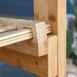 Outsunny Tuin Schommelstoel, Relaxstoel, Tuinstoel, Bamboe Multiplex Naturel 84A-171 -Buitentuinwinkel 1200x1200 2864