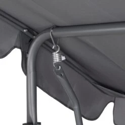 Merkloos Casaria Hollywood Schommel - Antraciet - Incl. Zonnekap -Buitentuinwinkel 1200x1200 2988