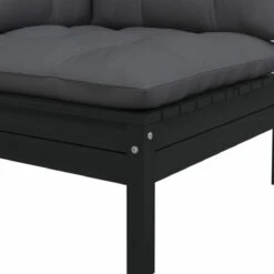 VidaXL 3-delige Loungeset Met Kussens Massief Grenenhout Zwart -Buitentuinwinkel 1200x1200 2998