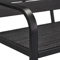 Relaxdays Tuinbank Met Kussen - 2 Zits Buitenbank Metaal - Balkonbank Kunststof - Voortuin -Buitentuinwinkel 1200x1200 3014