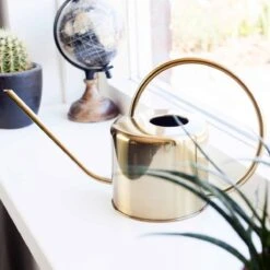 Kikkerland Vintage Gieter - Plantengieter Voor Binnen - Goud - 1,2L - Retro - Metaal -Buitentuinwinkel 1200x1200 304