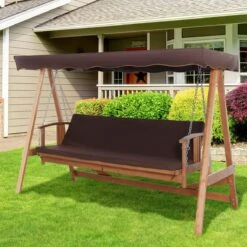 Outsunny Hollywoodschommel Hout Tuinschommel Schommelbank Ligfunctie 3 Personen 84A-185 15 Outsunny Hollywoodschommel Hout Tuinschommel Schommelbank Ligfunctie 3 Personen 84A-185 -Buitentuinwinkel 1200x1200 3042