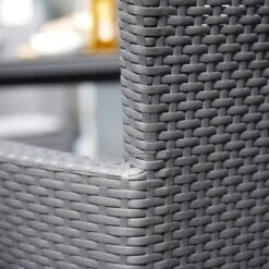 Allibert Iowa Tuinstoel - 60x62x89cm – Grafiet -Buitentuinwinkel 1200x1200 3050