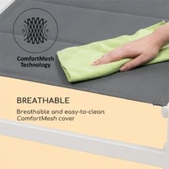 Blumfeldt Renazzo Lounge Ligstoel - Ligbed Voor De Tuin - Aluminium Tuinstoel - 6 Standen - Waterafstotend - Bekleding Van 70 % Pvc En 30 % Polyetheen - Grijs -Buitentuinwinkel 1200x1200 3116