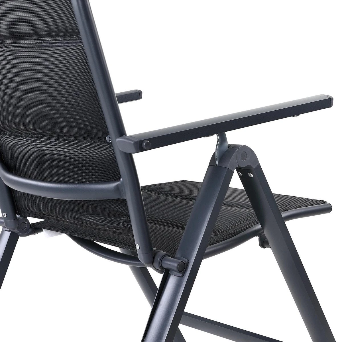 Casaria Tuinstoel Aluminium - 2 Stuks Inklapbaar - Antraciet 14 Casaria Tuinstoel Aluminium - 2 Stuks Inklapbaar - Antraciet - Afbeelding 12