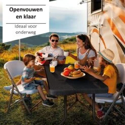 Sens Design Tuintafel Kunststof - Campingtafel Inklapbaar - Rotan-Look 14 Sens Design Tuintafel Kunststof - Campingtafel Inklapbaar - Rotan-Look -Buitentuinwinkel 1200x1200 3175