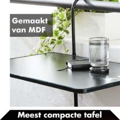 Balkontafel Inklapbaar – Zwart – 60 X 60 X 70 Cm – Hout Balkontafeltje Hangend Balkonbar Balkontafels Opklapbaar Hangtafel Balcony Table – Ophangbaar Voor Aan Het Balkon – Vouwtafel Wandtafel Inklapbare Tafel – Bijzettafel – Buiten Tafeltje Klaptafel -Buitentuinwinkel 1200x1200 3185