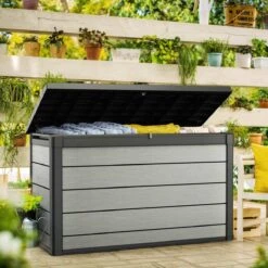 Keter Denali Opbergbox - 757L - 152x73x90cm - Grafiet -Buitentuinwinkel 1200x1200 3226
