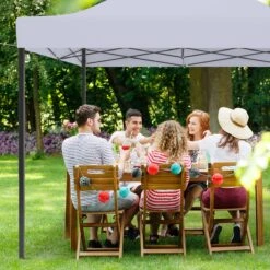 LifeGoods Partytent - 3x3 M - Zijwanden - Easy Up - Opvouwbaar - Waterdicht - Draagtas Met Wieltjes - Donkergrijs -Buitentuinwinkel 1200x1200 3242