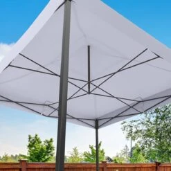 LifeGoods Partytent - 3x3 M - Easy Up - Opvouwbaar - Waterdicht - Draagtas Met Wieltjes - Donkergrijs -Buitentuinwinkel 1200x1200 3257