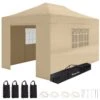 LifeGoods Partytent - 3x4.5 M - Zijwanden - Easy Up - Opvouwbaar - Waterdicht - Draagtas Met Wieltjes - Beige -Buitentuinwinkel 1200x1200 3266