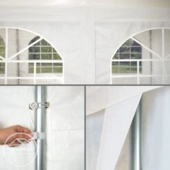 Hoogwaardige Partytent 3x6 M Van 240 G/m² PE Zeil Tuintent Feesttent Waterdicht In Wit 19 Hoogwaardige Partytent 3x6 M Van 240 G/m² PE Zeil Tuintent Feesttent Waterdicht In Wit -Buitentuinwinkel 1200x1200 3333