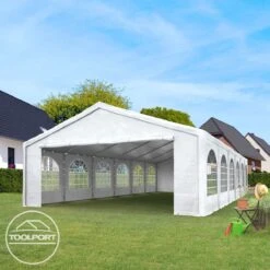 Hoogwaardige Partytent 3x6 M Van 240 G/m² PE Zeil Tuintent Feesttent Waterdicht In Wit 22 Hoogwaardige Partytent 3x6 M Van 240 G/m² PE Zeil Tuintent Feesttent Waterdicht In Wit -Buitentuinwinkel 1200x1200 3336