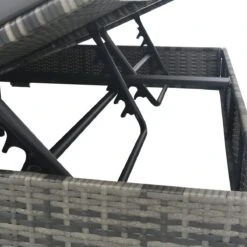 Prolenta Premium - Loungebed Met Parasol Poly Rattan Grijs -Buitentuinwinkel 1200x1200 3367