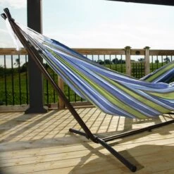 Hangmat Met Standaard En Opbergtas – 2 Persoons – Max. Draaggewicht 200Kg – Hangmatset – Hangmatten – Hang Mat Voor Binnen En Buiten – Hangmatstandaard – Hammock – Blauw / Groen 17 Hangmat Met Standaard En Opbergtas – 2 Persoons – Max. Draaggewicht 200Kg – Hangmatset – Hangmatten – Hang Mat Voor Binnen En Buiten – Hangmatstandaard – Hammock – Blauw / Groen -Buitentuinwinkel 1200x1200 3515