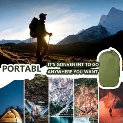 IBright Hangmat XXL - Complete Set – Incl. Karabijnhaken En Riemen - Tot 200 Kg - 270x140cm - Leger Groen -Buitentuinwinkel 1200x1200 3516