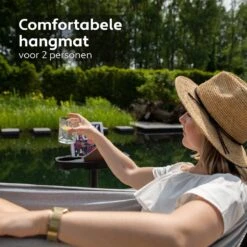 Vita5 Hangmat Met Standaard – 2 Persoons – Incl. Bekerhouder – 205kg Draaggewicht – Grijs 15 Vita5 Hangmat Met Standaard – 2 Persoons – Incl. Bekerhouder – 205kg Draaggewicht – Grijs -Buitentuinwinkel 1200x1200 3526