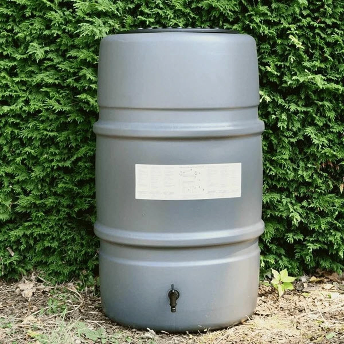 Regenton Harcostar 227 Liter Antraciet 4 Regenton Harcostar 227 Liter Antraciet - Afbeelding 2