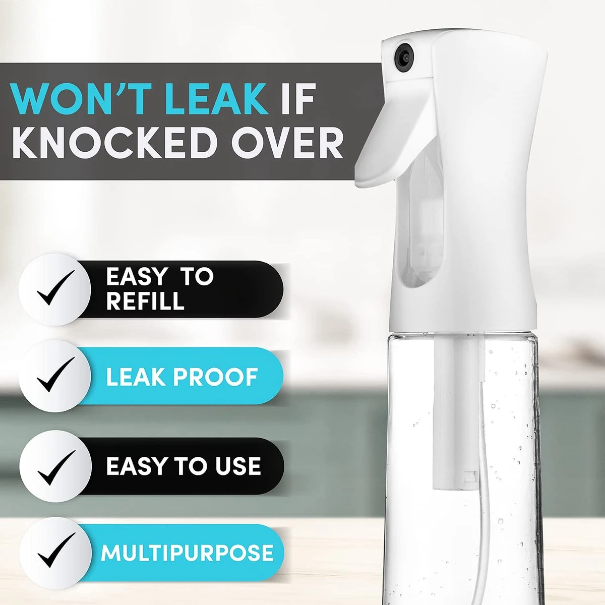 Allsa Mist Verstuiver - Mist Sprayer - Planten Spuit - Continuous Spray - Zwart 4 Allsa Mist Verstuiver - Mist Sprayer - Planten Spuit - Continuous Spray - Zwart - Afbeelding 2