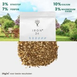 Gazonmest Met Ijzersulfaat Voor 100m²Gras | Gazon Meststof Met Ijzer | Mos Bestrijding & Gras Bemesting In Één | Ideaal Voor Meststofstrooier | Gazonbemesting -Buitentuinwinkel 1200x1200 769