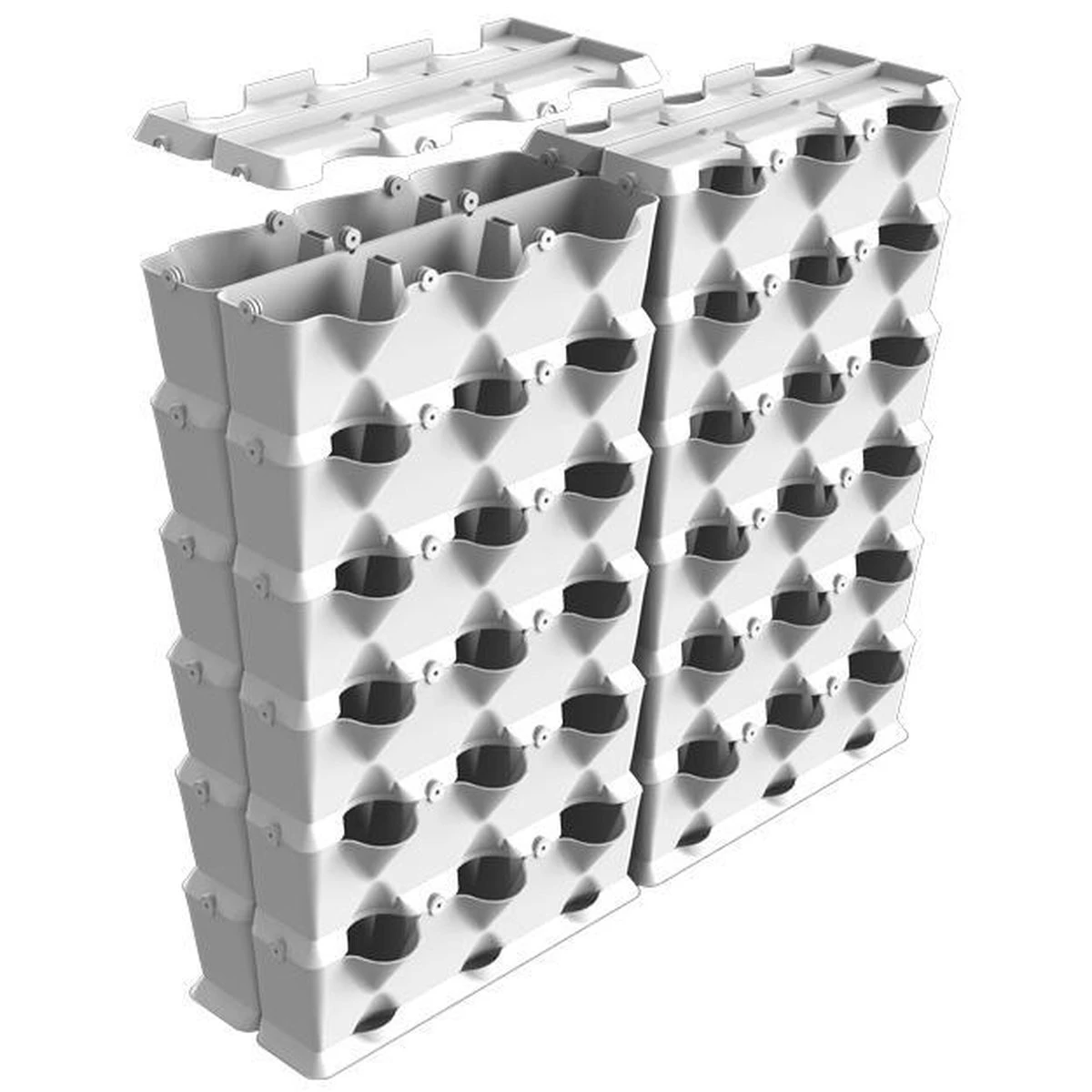 Minigarden Vertical Verticale Tuin - Wit 5 Minigarden Vertical Verticale Tuin - Wit - Afbeelding 3