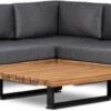 Cuba Boston Hoek Loungeset 3 Delig Acacia Hout -Buitentuinwinkel 1200x339