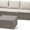 Allibert California Loungeset - 5 Personen - Cappuccino -Buitentuinwinkel 1200x376 2