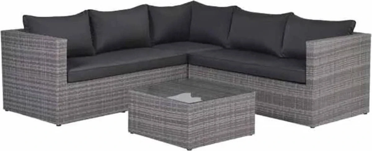 Garden Impressions Montana Loungeset - Organic Grey 3 Garden Impressions Montana Loungeset - Organic Grey