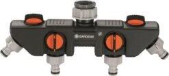 GARDENA - Waterverdeler - Slangkoppeling - 4 Uitgangen -Buitentuinwinkel 1200x541