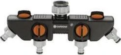 GARDENA - Waterverdeler - Slangkoppeling - 4 Uitgangen -Buitentuinwinkel 1200x542