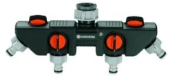 GARDENA - Waterverdeler - Slangkoppeling - 4 Uitgangen -Buitentuinwinkel 1200x552