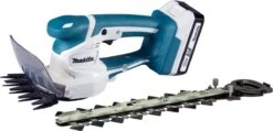 Makita Accu Grasschaar En Buxusschaar UM110DWYX -Buitentuinwinkel 1200x580 1