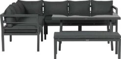 Blakes Lounge Diningset - 4 Delig - Donker Grijs 24 Blakes Lounge Diningset - 4 Delig - Donker Grijs -Buitentuinwinkel 1200x583 4