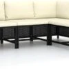 VidaXL 4-delige Loungeset Met Kussens Poly Rattan Zwart 1 VidaXL 4-delige Loungeset Met Kussens Poly Rattan Zwart -Buitentuinwinkel 1200x600 11
