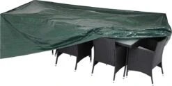 Kingsleeve Tuinmeubelhoes - Beschermhoes - Weerbestendig -308x138x89cm - Groen -Buitentuinwinkel 1200x601 6