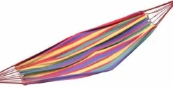 Hangmat - 200x80cm - 1 Persoons - Multi Color -Buitentuinwinkel 1200x606 1