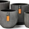 Capi Europe - Set Van 4 - Bloempot Binnen - Groove - Antraciet -Buitentuinwinkel 1200x620
