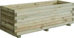 Intergard Houten Bloembakken Plantenbakken Rechthoek 80x40x35cm -Buitentuinwinkel 1200x621