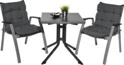 Beautissu Flair NL – Set Van 2 Tuinkussen Lage Rug Antraciet – 100x50 Cm – Zitkussen Matraskussen Voor Tuin Meubelen -Buitentuinwinkel 1200x631 4