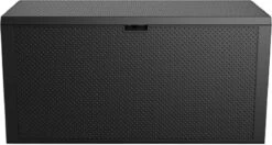 Keter Emily Opbergbox - 118x45x57 Cm - 270L - Grafiet -Buitentuinwinkel 1200x642