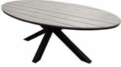 Ovale Tuintafel Cyprus 180cm | Wood | Polywood & Aluminium -Buitentuinwinkel 1200x666 2