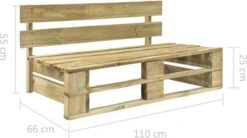 VidaXL Tuinbank Pallet Hout -Buitentuinwinkel 1200x672 6