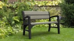 Keter Montero Tuinbank – 2-personen - 120x61x91cm - Grafiet -Buitentuinwinkel 1200x675 68