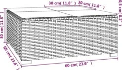 VidaLife Tuintafel 60x60x30 Cm Poly Rattan En Glas Zwart 11 VidaLife Tuintafel 60x60x30 Cm Poly Rattan En Glas Zwart -Buitentuinwinkel 1200x690 3