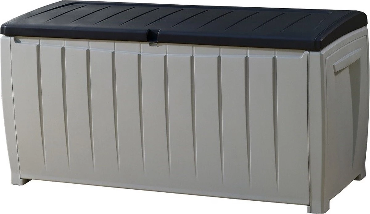 Keter Novel Opbergbox - 340L - 124x55x62.5cm - Grijs 3 Keter Novel Opbergbox - 340L - 124x55x62.5cm - Grijs