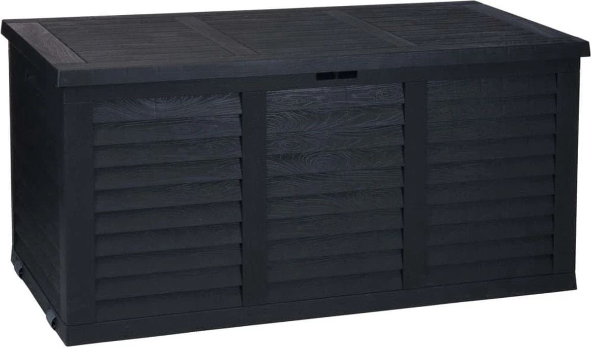 Merkloos Kussenbox - Tuinkist - Antraciet - 380L 3 Merkloos Kussenbox - Tuinkist - Antraciet - 380L